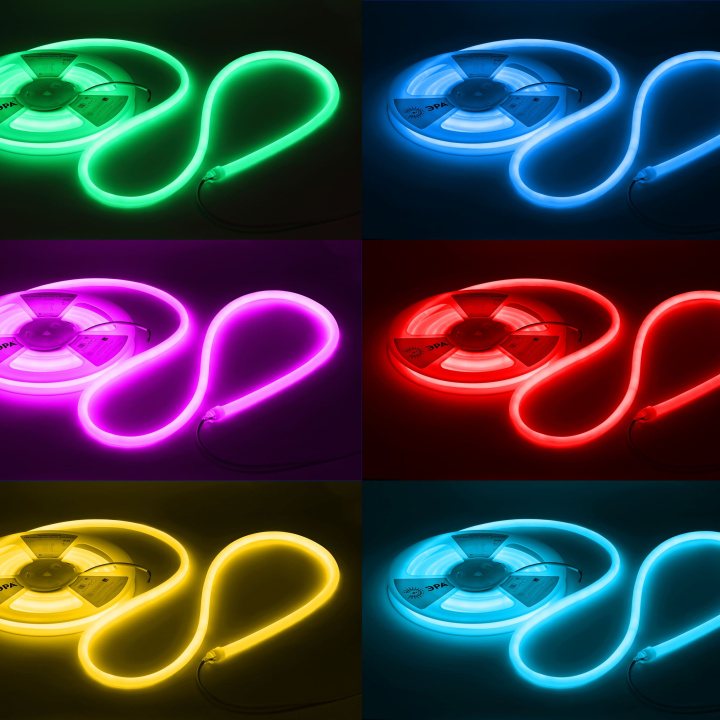 Лента светодиодная термостойкая для бани ЭРА LS3030-9,6-120-24-RGB-IP68 ...