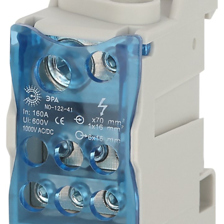 Распределительный блок на DIN-рейку ЭРА NO-122-39 РБД-80А Б0051113 ...